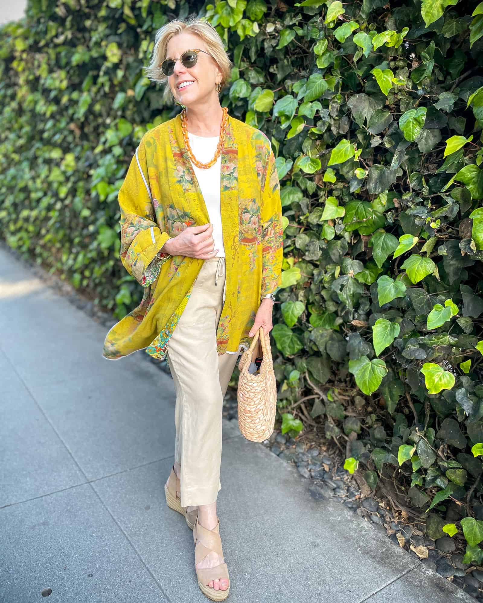Doubling down: another look with a reversible kimono