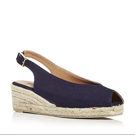 Castaner Dosalia slingback espadrille wedge sandals.