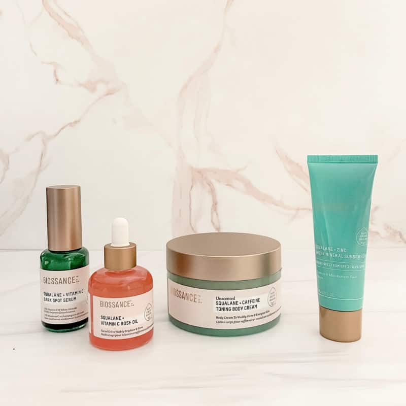 Biossance clean & cruelty-free skincare products.