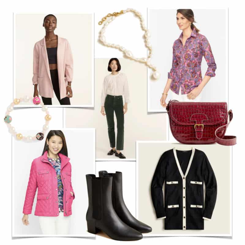 New fall styles for women from J.Crew and Talbot's.