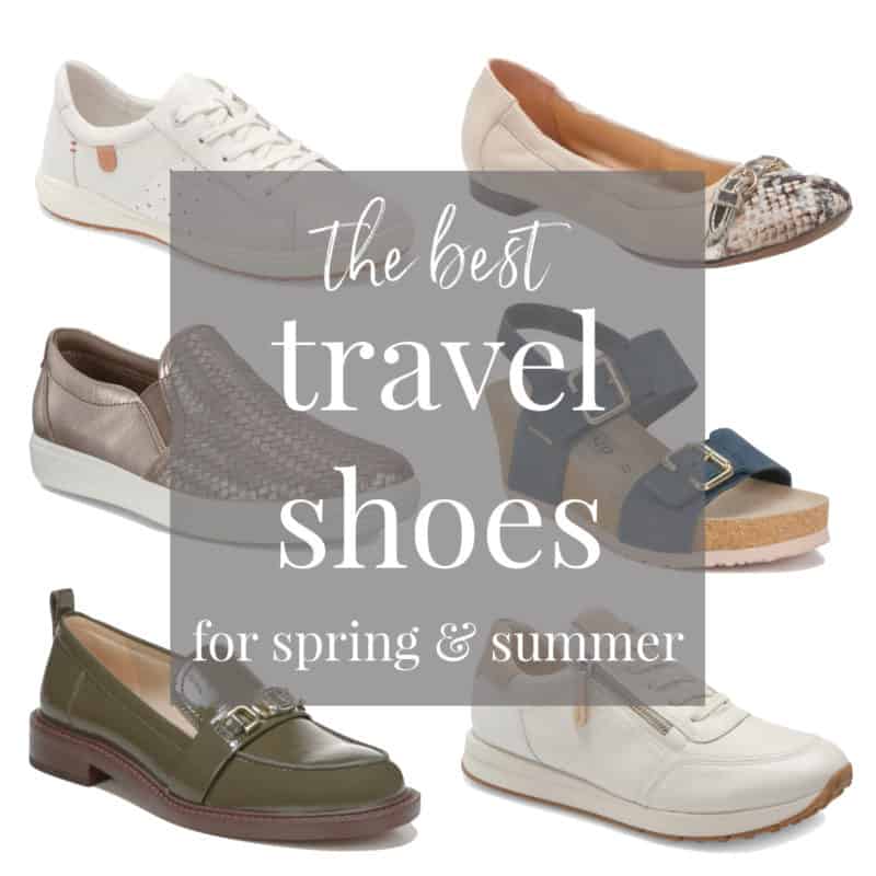 How to choose the best shoes for spring and summer travel.