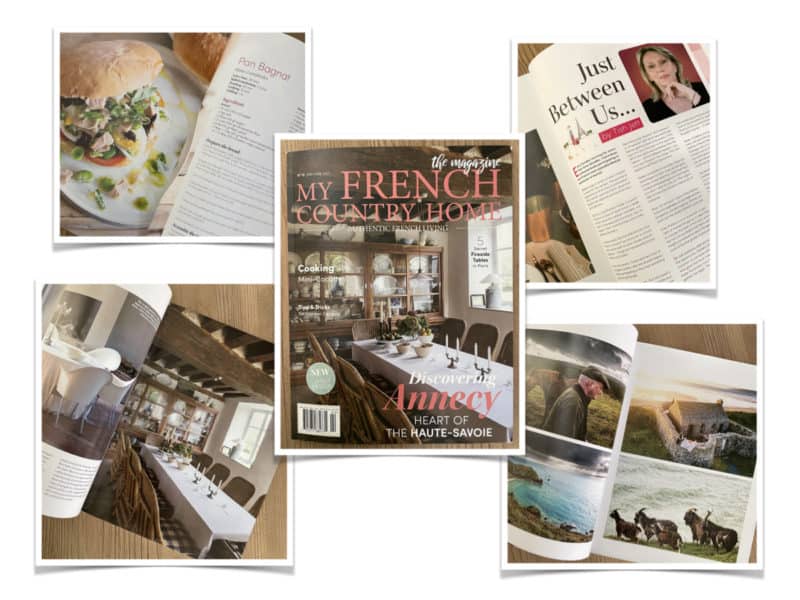 Images from My French Country Home Magazine, Jan/Feb edition.