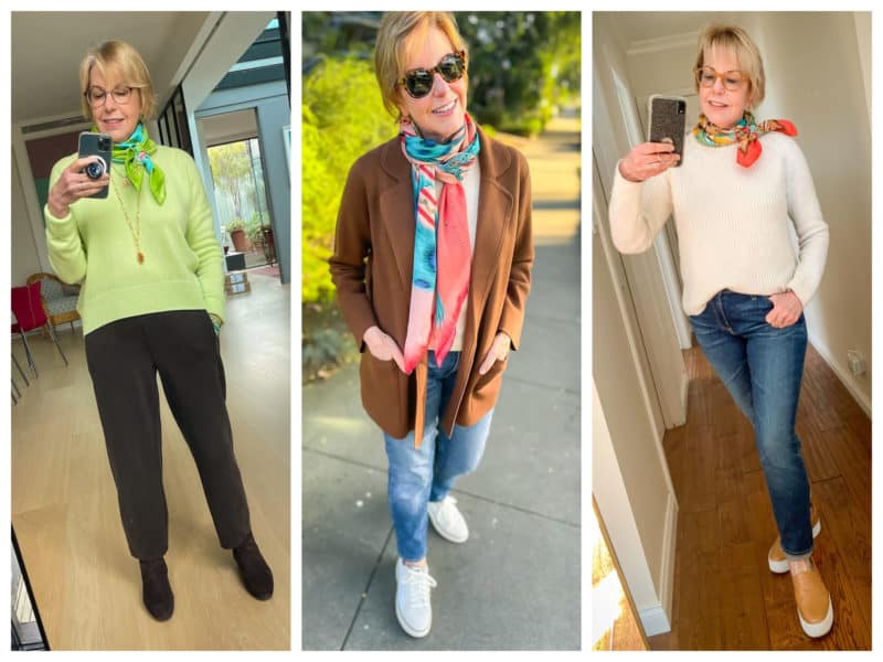 3 Ways to Wear a Silk Scarf