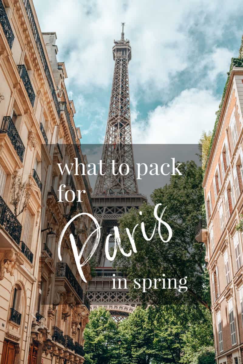 What to pack for Paris in spring. 2 weeks, 1 suitcase travel capsule wardrobe.