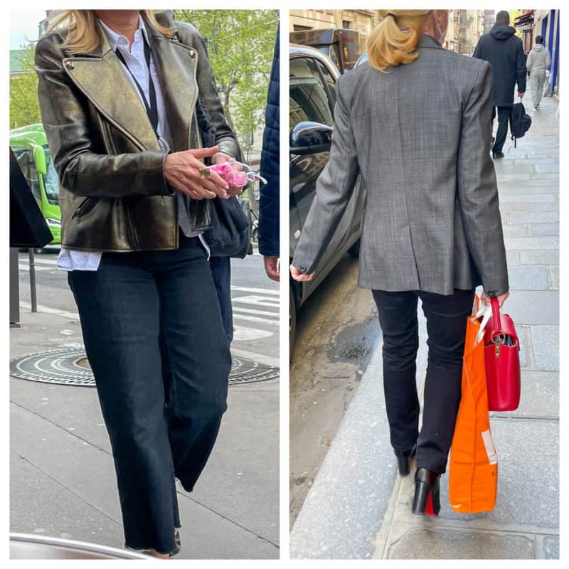 Paris style report: jackets and dark wash jeans.