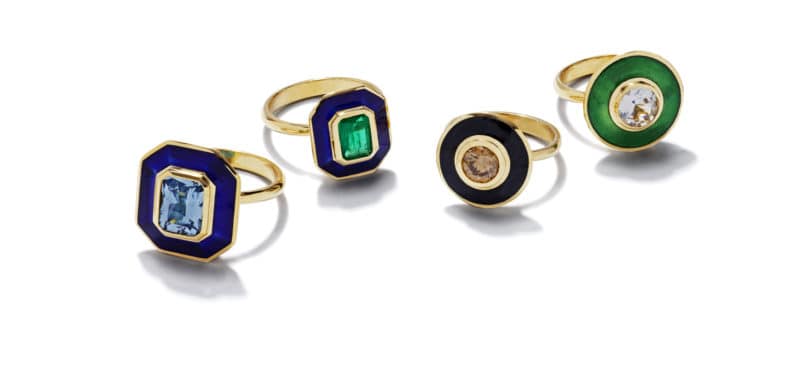 Aurora rings from Tarra Rosenbaum.