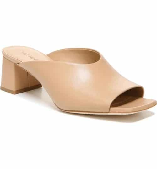 Vince block heel slide sandals from Nordstrom Anniversary Sale