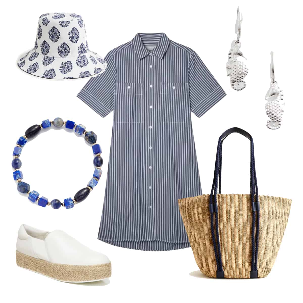 Nautical & nice…it’s hard to go wrong with blue and white