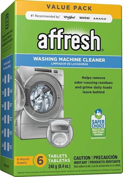 Affresh washing machine cleaner tablets.