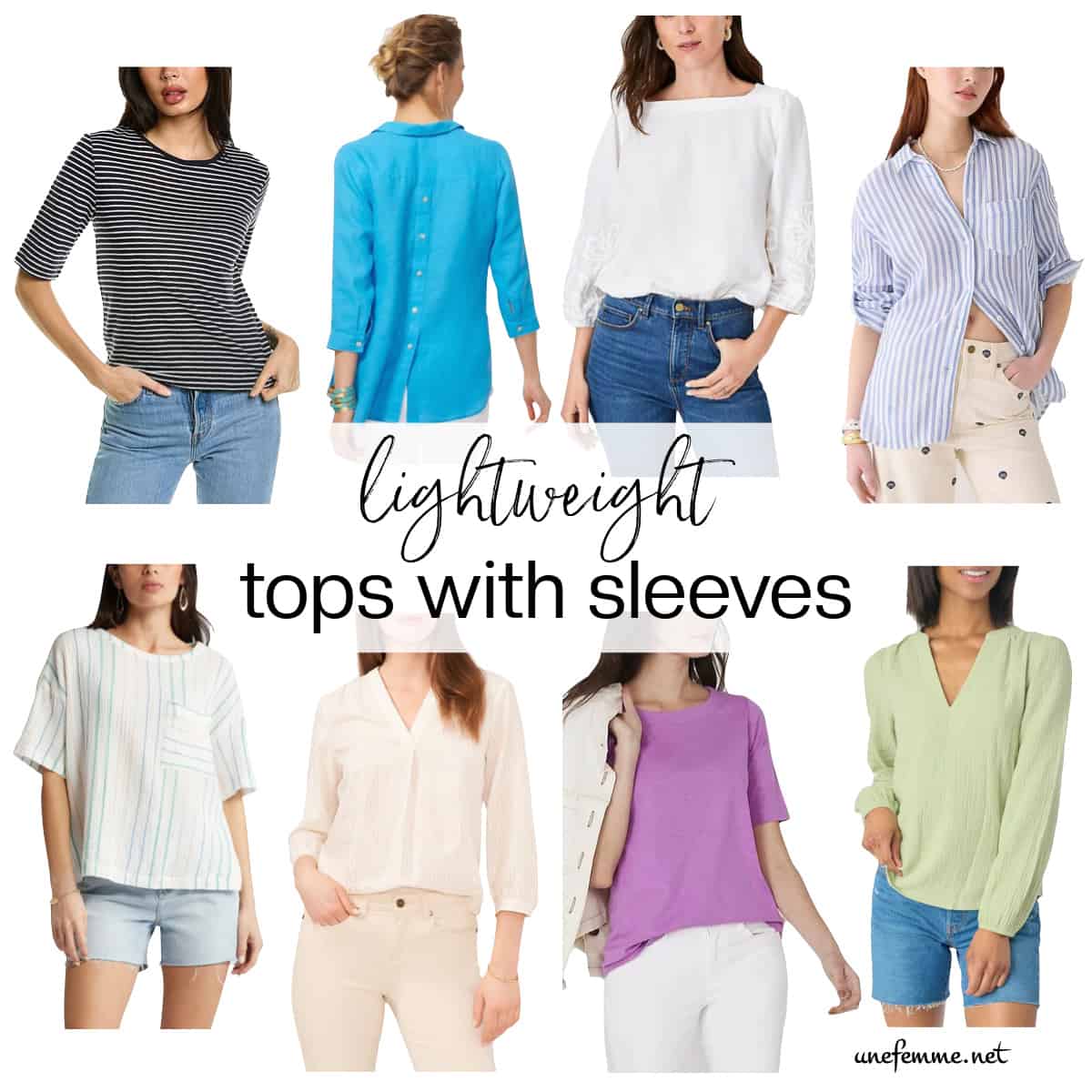 Because we love lightweight tops with sleeves…