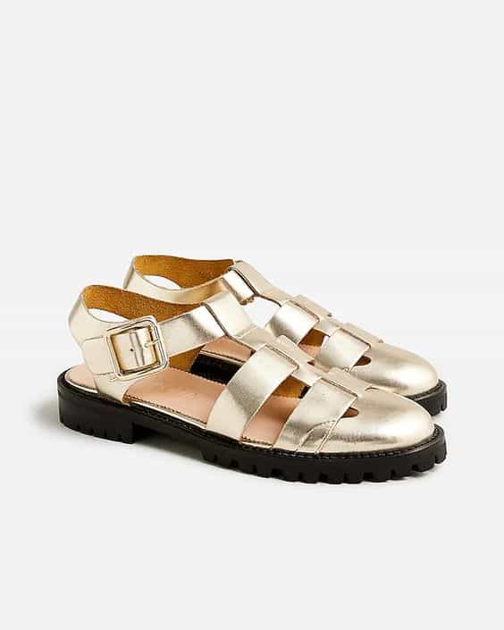 Portofino Women's Fisherman Sandals- Brandy