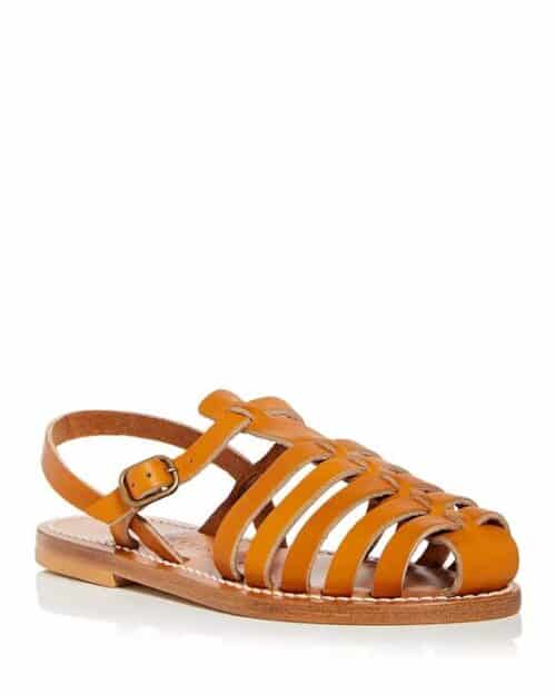 K. Jacques classic cage fisherman sandals in natural