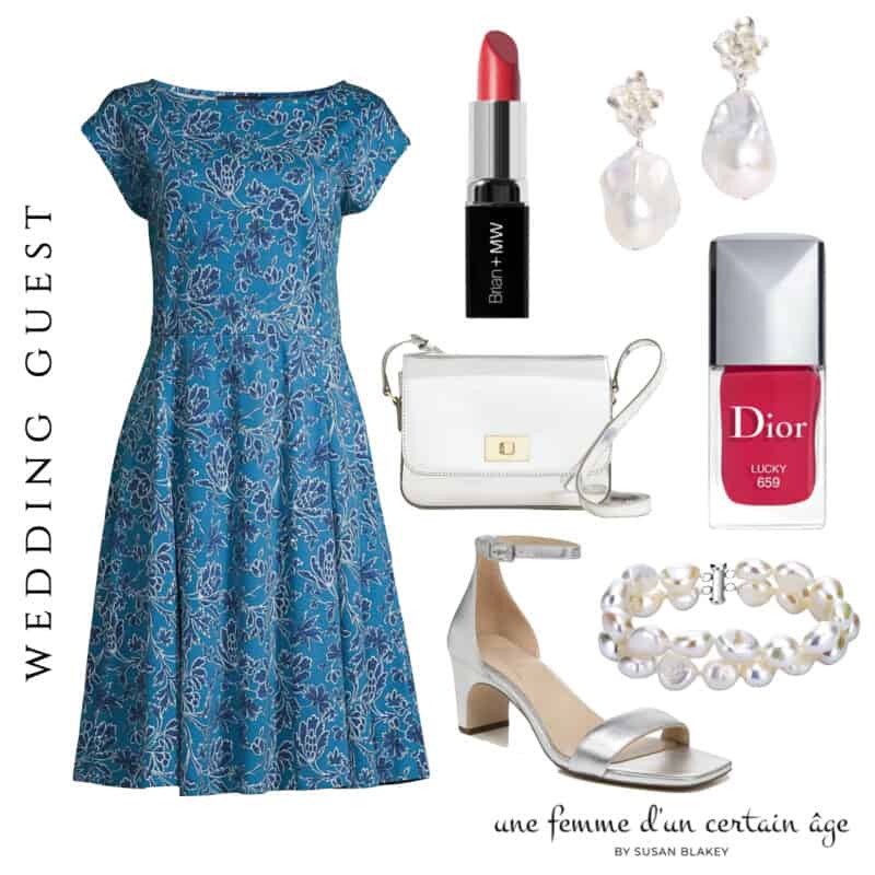Outfit idea with a summer occasion dress from Weekend Max Mara.