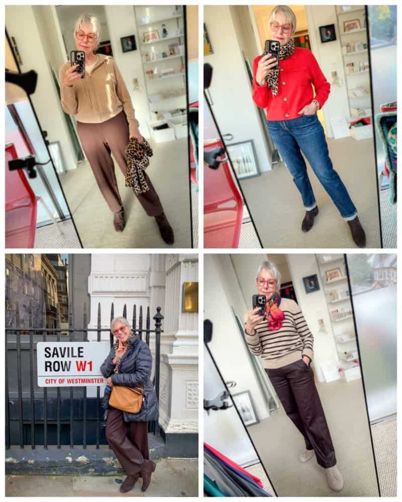 What I wore in London: travel outfits from my 10-piece travel capsule wardrobe for 2 weeks.