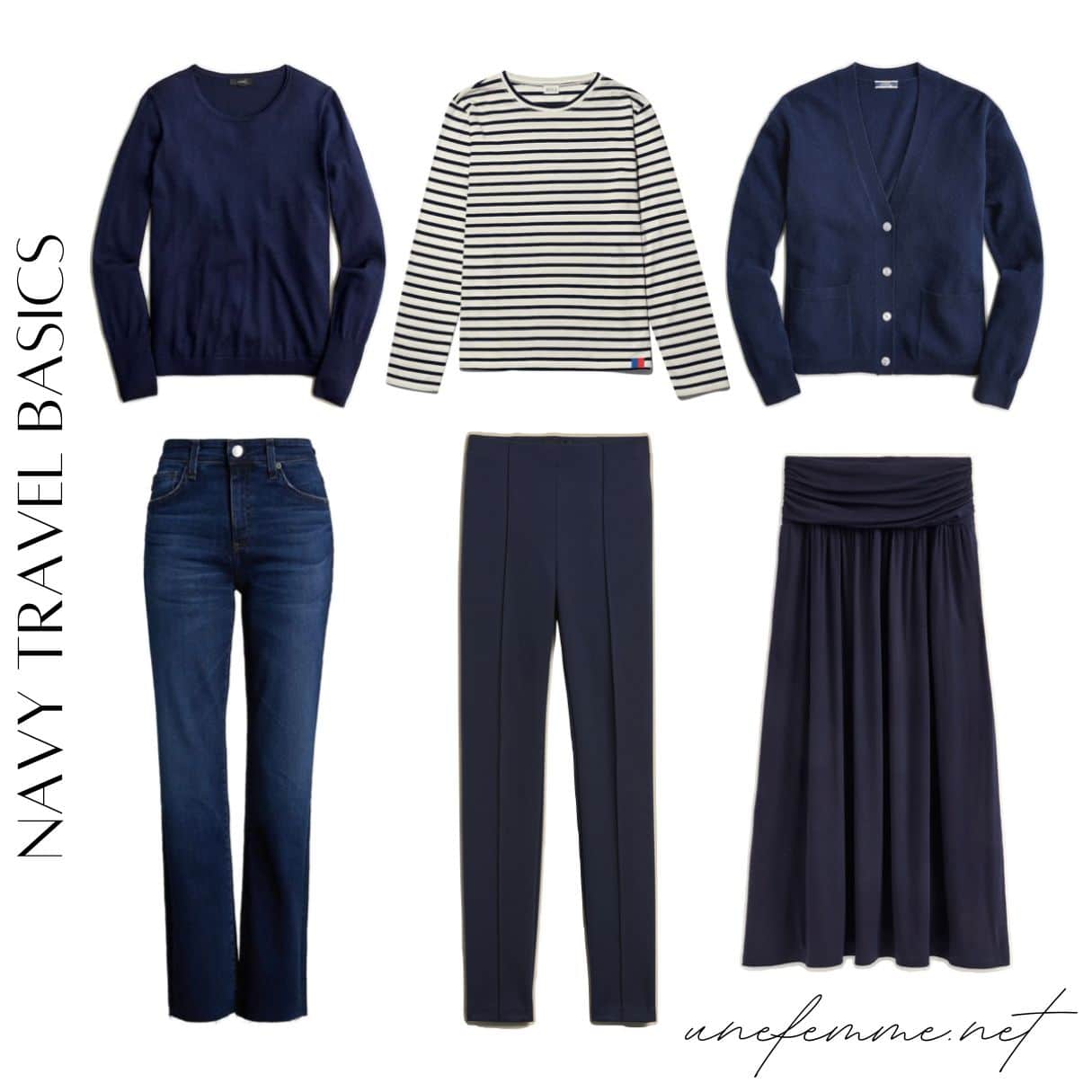 Jet-Setting with Navy: A Guide to Crafting Your Perfect Travel Capsule Wardrobe