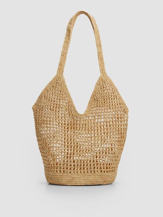 Mar y Sol for Eileen Fisher raffia tote bag