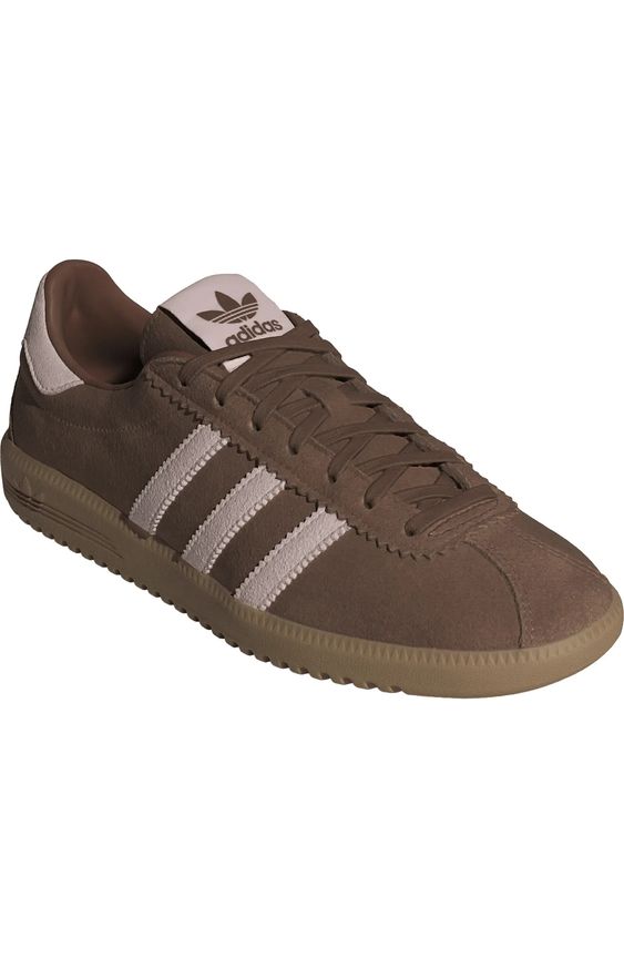 adidas brmd suede sneaker brown/pink