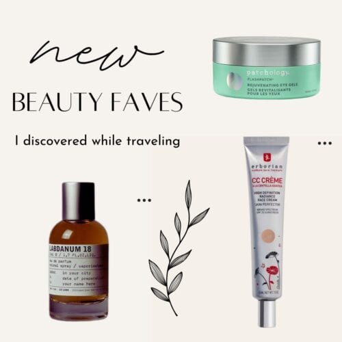 Beauty products I discovered while traveling in UK and France