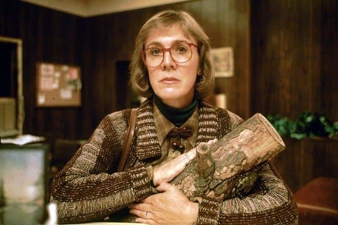 Log Lady from Twin Peaks.