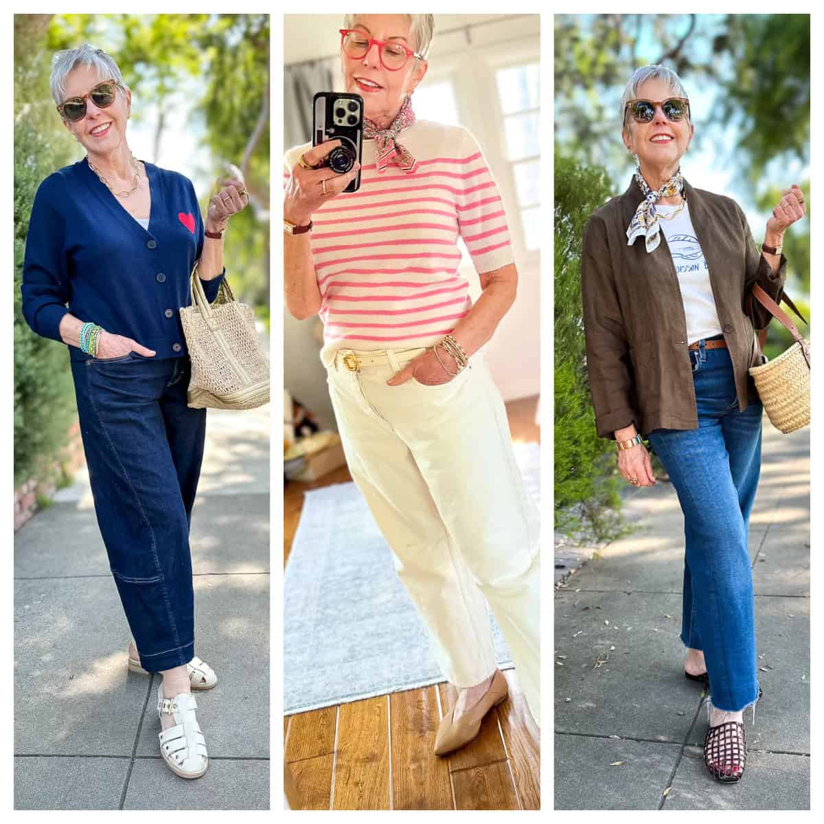 Susan B's spring denim capsule - 3 outfits