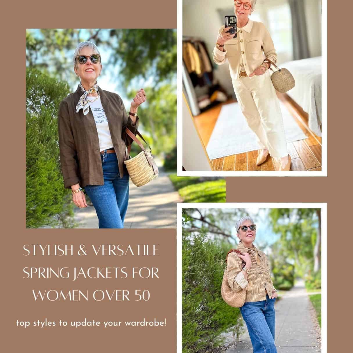 Effortless Layering: Stylish Spring Jackets for Women Over 50