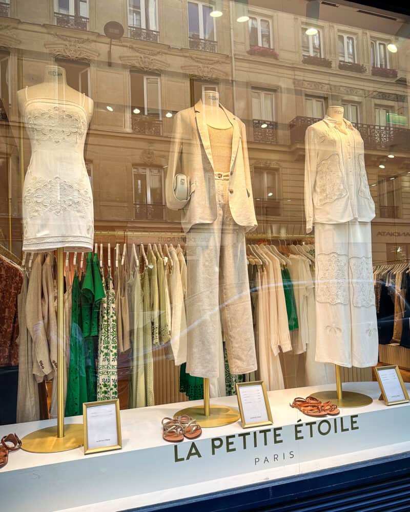 Paris style trend: light neutrals + crochet textures.