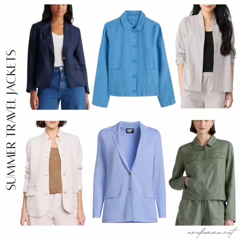 What to pack for Europe: lightweight summer jackets