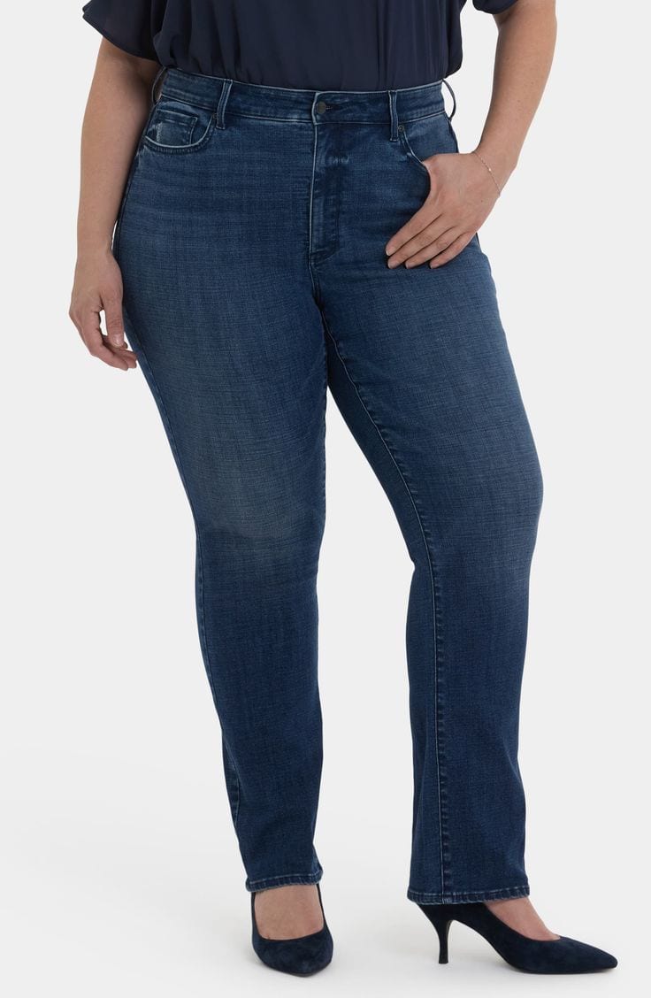Nordstrom Anniversary Sale: NYDJ Marilyn straight-leg jeans (Plus).