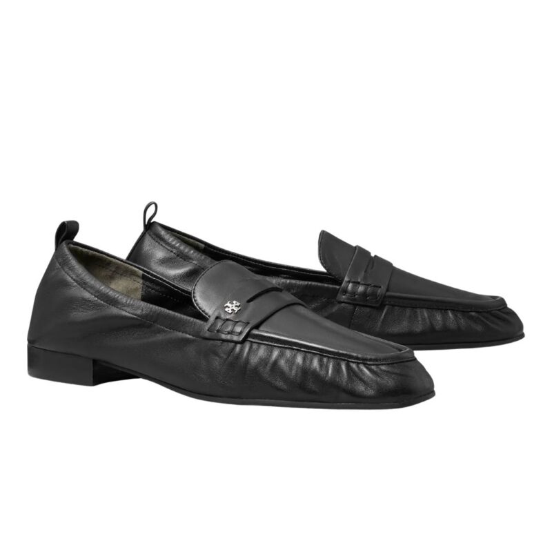 Tory Burch Kira travel loafers in black from Nordstrom Anniversary Sale.