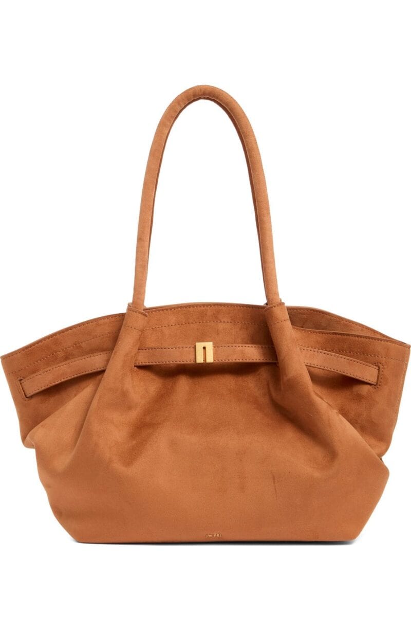 JW Pei faux suede tote bag.